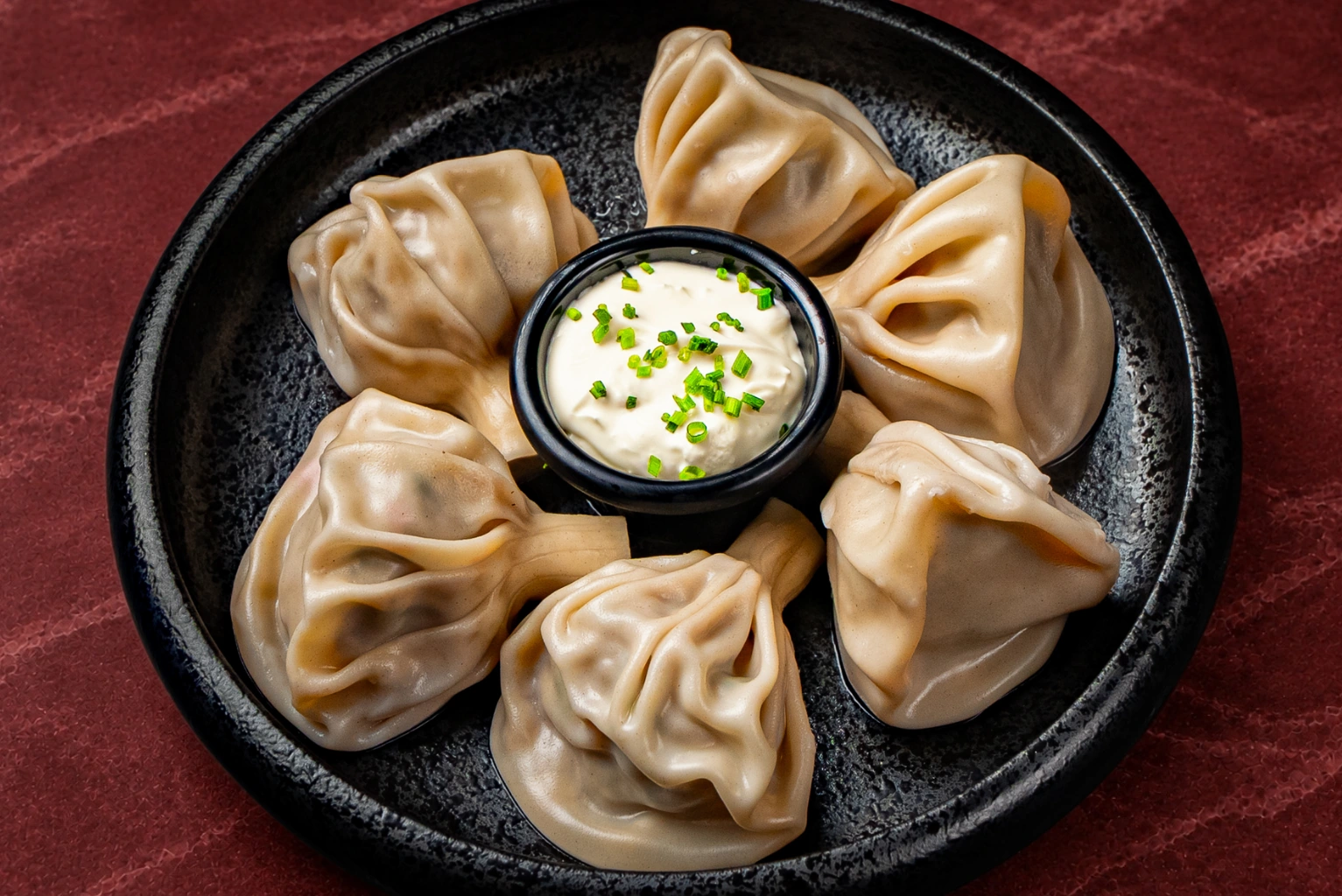 Хинкали с говядиной — Vesna Lounge, Dubai