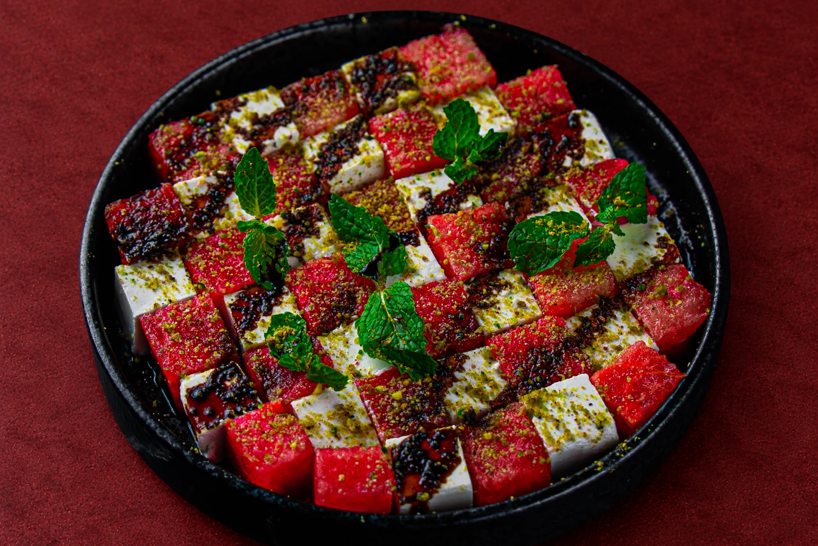 Watermelon with Feta — Vesna Lounge, Dubai