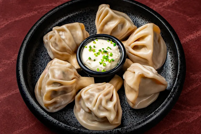 Georgian beef khinkali at Vesna