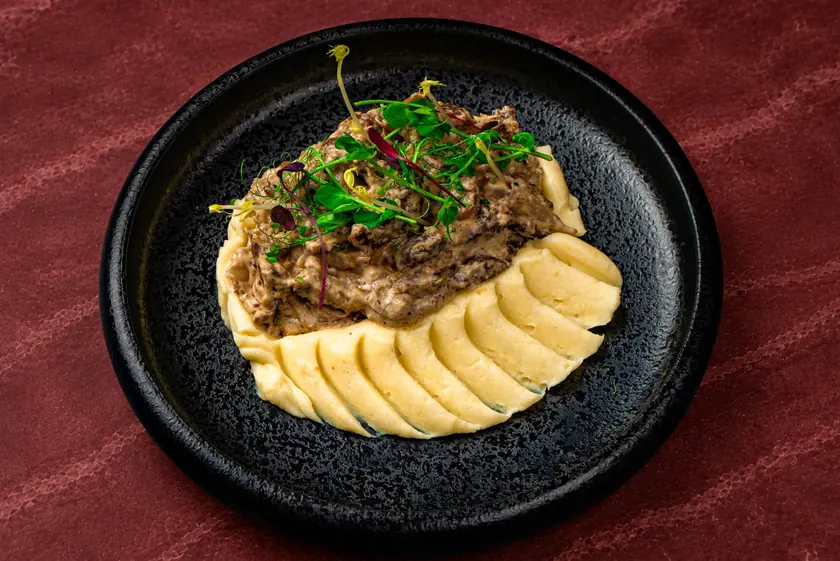 Beef Stroganoff at Vesna, Dubai