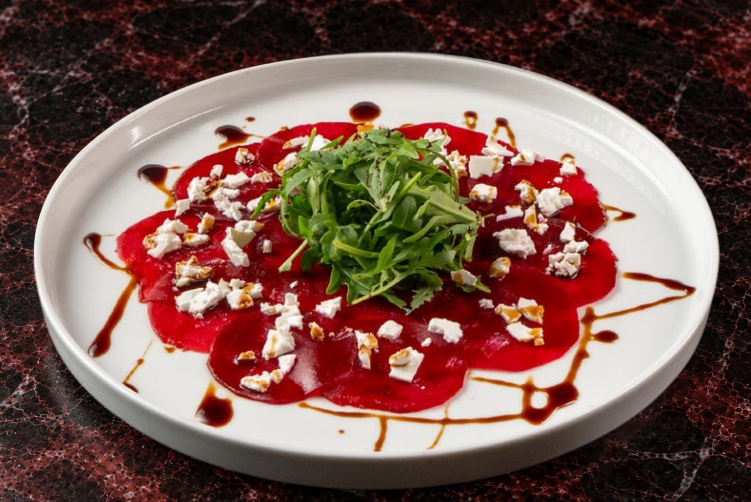 Beetroot Carpaccio — Vesna Lounge, Dubai