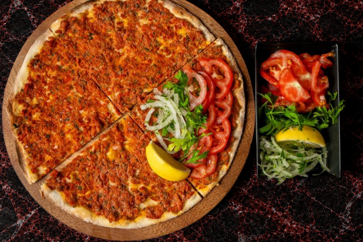 Lahmacun — Vesna Lounge, Dubai